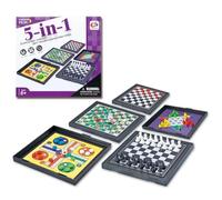 Gioco da Viaggio Chess Set, Scacchiera Magnetica Portatile, 5-in-1 Set di Scacchiera, Scacchiera Pieghevole e Portatile, per Bambini e Adulti Feste Attività di Famiglia
