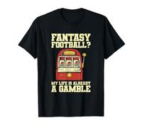 Gioco D'Azzardo e Calcio Costume per Gli Amanti del Game Day Maglietta