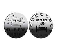 Gioco Decision Token - Moneta per andare a dormire con 1 opzione di gioco, divertente - Promemoria sonno Destiny Choice Coin | Novità presente per Teen Boys Men Game Amanti Decorativo