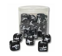 Gioco dei Dadi Erotic Divertysex Nero 25 Unità