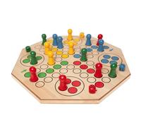 Gioco Dei Dadi MAXI - Figure In Legno - Tavola In Legno - Ludo