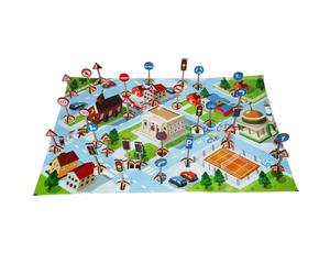 Gioco Dei Segnali Stradali con Tappeto Educativo Segnaletica Stradale Didattico