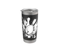 Gioco del bowling Bicchiere termico in acciaio inox doppia parete