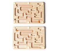 Gioco Del Labirinto - Tavola Di Equilibrio In Legno Da 20 Cm, Giocattolo Labirinto Puzzle Inclinabile | Puzzle Di Attività In Legno, Di Inclinazione | Divertente Rompicapo Educativo Concentrazio