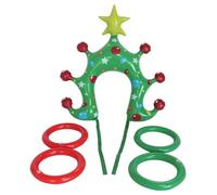 Gioco Del Lancio Degli Anelli Natalizi,Fasce Per Albero Di Natale | Giocattolo Divertimento All'aperto Per Famiglie Bambini Adulti Attività Natalizie