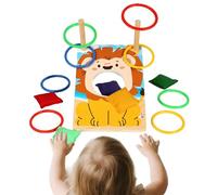 Gioco Del Lancio Dei Sacchetti Di Fagioli Per Bambini - Gioco Con Anelli E Sacchetti Per Bambini - Giocattolo In Legno Multigiocatore A Punti Per Dai 3 Anni Adolescenti E Adulti Per Gruppi