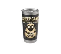 Gioco del pollo Don't Look at The Chicken Funny Chicken Bicchiere termico in acciaio inox doppia parete