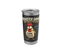 Gioco del pollo Don't Look at The Chicken Funny Chicken Bicchiere termico in acciaio inox doppia parete