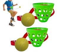Gioco del Tetherball con Asta e Palla - Giocattolo Elastico Con Cintura Regolabile - Attività di Palline Tremolanti per Feste - Per Famiglia Studenti Adulti Uomini Donne Eventi Raduni Feste Interno Ed