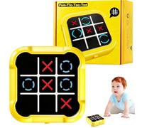 Gioco del Tris Elettronico, Tic Tac Toe Console Portatile, Scacchiera Elettronica Memory Gioco per Bambini, 1-4 Giocatori Giochi Per Famiglie, Portatili Educativi Da Viaggio per Svago e Apprendimento