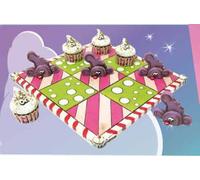 Gioco del tris in resina CUPCAKE CONTRO BISCOTTI idea regalo new 0DXD