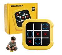 Gioco del Tris,Tris Elettronico Tic Tac Toe Console Portatile per Puzzle | 3 In 1 Giochi Viaggio in Auto Giochi da Tavolo Crescita Educativa Memoria Giochi Fidget Toy per Bambini e Adulti