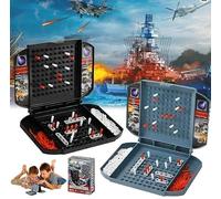 Gioco della Battaglia Navale, Gioco da Tavolo di Strategia e Logica | Battaglia Navale per 2 giocatori, Gioco di Strategia Affonda la Flotta con 2 tavole da gioco e accessori, per bambini adulti