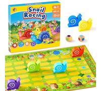 Gioco della Lumaca Regalo per Bambini 2 3 4 5 6 7 Anni Giochi da Tavolo Giocattolo Montessori da 3 Anni Giochi Educativi Ideale per Ragazzi e Ragazze Regalo di Natale Compleanno Giochi da Viaggio