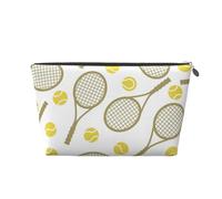 Gioco della palla Tennis, Borsa da toilette Borsa per trucco Borsa per cosmetici Borsa da toilette da viaggio portatile