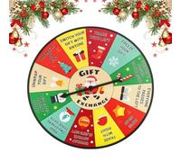 Gioco Della Ruota Girevole Di Natale - Decorazioni Festive Per Le Feste,Ruota Per Lo Scambio Di Premi Di Natale | Per Famiglia, Colleghi, Adulti, Ragazze, Donne, Uomini, Adolescenti