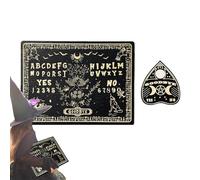 Gioco della Tavola Spiritica | Decorazioni in Legno in Stile Vintage - Tavola Per Parlare Con Gli Spiriti - Per La Casa, La Camera Da, Halloween, Le Vacanze, E Le Feste Familiali