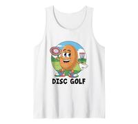 Gioco dell'atleta di sport del giocatore di golf del disco che gioca la patata Canotta