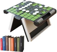 Gioco dell'impiccato, libro di scacchi stampato in 3D, set di gioco da tavolo pieghevole magnetico, design compatto portatile con custodia decorativa a libro per adulti (E)