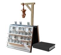 Gioco dell'impiccato, Libro-gioco di Hangman, Giocos portatile di scacchi 3D stampati con magneti, Sfida di ortografia e parole di vocaboli, Giochi di tavolo per adulti, Vacanze, Feste e Viaggi