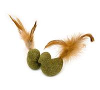 Gioco dentale per gatti Aumüller Uccellini con matatabi - Set 2 pz