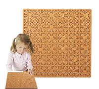 - Gioco di - 14,7 x 14,7 x 0,8 cm, set in legno naturale, sviluppo interattivo abilità cognitive | Risoluzione dei problemi, prescolare, aule, , cooperazione familiare, , L