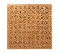 Gioco Di - 14,7x14,7x0,8cm, Giochi Di Legno Naturale, Sviluppo Interattivo Di Abilità Cognitive | Risoluzione Dei Problemi Nozioni Di Base della Classe Prescolare Cooperazione Fam