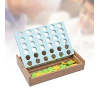 Gioco di 4 in fila in legno, set da gioco per interni ed esterni, giochi da