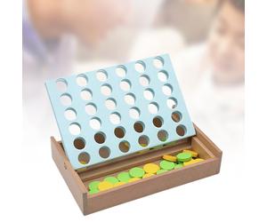 Gioco di 4 in fila in legno, set da gioco per interni ed esterni, giochi da
