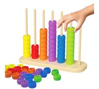 Gioco di a Colori - Anelli Sensoriali Interattivi con Abbinamento Rapido di Pattern | Rompicapo da tavolo,per bambini, famiglia, feste, scuola, casa, esterno, prato, viaggio, gara da tavolo