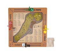 Gioco di a Tema Golf - Gioco in Legno Stimolante, Con I,Per 1-4 Giocatori Adulti Divertimento Da Tavolo In Ambiente Interno Per Serate, Notti, Festività E