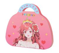 Gioco di abbigliamento - Libro di trucco da principessa, set di bellezza, giocattolo creativo alla moda per ragazze, libro da gioco per bambini, regalo portatile, puzzle, arte, gioco di ruolo