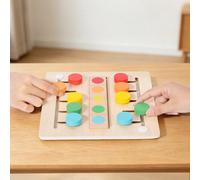 Gioco di abbinamento dei colori, giocattolo interattivo per 2 giocatori per l'allenamento della memoria genitore-figlio, sviluppa la coordinazione oculo-manuale e il riconoscimento dei colori Tagli Un