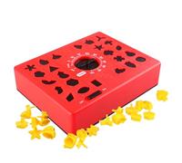 Gioco di abbinamento della forma - Set di puzzle geometrico, pratica attività di apprendimento, strumento educativo sviluppo, gioco giocoso per la risoluzione dei problemi | bambini, bambini