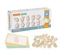 Gioco Di Abbinamento Della Memoria - Gioco Di Abbinamento Per Bambini, Attività Cerebrale Per L'apprendimento Dei Gesti Delle Mani, Giocattolo Educativo | Per Bambini, Ragazze, Casa, Scuola M