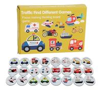 Gioco di abbinamento della memoria - Set di giochi da tavolo per bambini, giocattolo educativo per attività cognitive, carte puzzle per l'allenamento del cervello, set da gioco per lo sviluppo 'ap