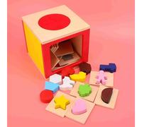 Gioco di Abbinamento di Memoria per Giocattoli per Bambini per L'educazione Precoce Gioco di Sviluppo Blocchi di Legno Luminosi