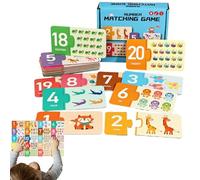 Gioco di abbinamento - Lettere per bambini che imparano carte educative per lo sviluppo della prima infanzia, giocattolo interattivo per bambini genitore con gioco di pratica di riconoscimento delle p