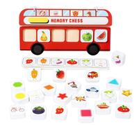 Gioco di Abbinamento per Bambini | Divertenti Scacchi Memory Per Apprendimento - Giocattoli Interattivi In Legno Per Bambini | Per Famiglia, Casa, Scuola, Aula, Viaggio, Campeggio, Compleanni, Vacanze