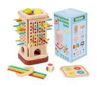 Gioco Di Abilità In Legno - Di Apprendimento Impilabili, Promozione Della Concentrazione, Idee Di Gioco Creative, Allenamento Delle Abilità Motorie, Prodotto Educativo Per Bambini Intrattenime