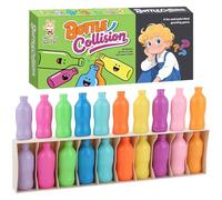 Gioco di Accoppiamento Bottiglie, Bottiglia di Abbinamento Colori, Gioco di Indovinino Bottiglie Colorate, Giocattolo Educativo, Attività Educative per Famiglie Bambini Adulti