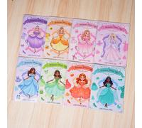 Gioco di adesivi per travestire principesse per ragazze, gioco di abbinamento di personaggi con abiti da sogno e tema di lettura interattiva 6. Jenny si traveste,5. Travestimento di Linda,8. Leah si t