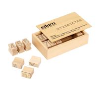 Gioco di apprendimento della matematica Montessori: timbri numerici da 0 a 9 - Nouvo