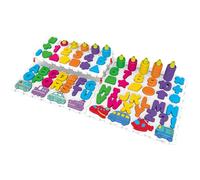 Gioco di associazione 'alfabeto, puzzle di associazione di lettere, gioco da tavolo abbinato a forma di numeri e alfabeto divertenti, giocattolo educativo di apprendimento, lettere e numeri