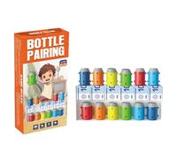 Gioco Di Associazione Di Colori Della Bottiglia | Gioco Di Memoria E Colore,Giocattoli Di Ordinamento Per Forme Per Il Pensiero,Per Famiglia Ragazze Casa Viaggio Compleanno Campeggio Classe