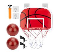 Gioco Di Basket Al Coperto - Canestro Per Bambini 34x25 Cm Con 2 Palline, Set Di Giochi Interattivi, Cestino Da Camera Da Regolabile Per Bambini | Divertente Attività Sportiva Per Gli Alunni Deg