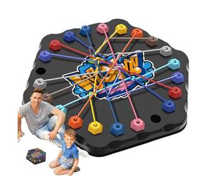 Gioco Di Battaglia Con Sblocco Della Corda: Tabellone Puzzle Interattivo, Giocattolo Strategico | Attività Districante Allacciatura, Gioco Educativo Di Corde Genitore-figlio Per Viaggi A Casa, Ragazzi