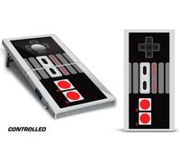 Gioco Di Bean Toss Cornhole Con Adesivo In Vinile Per Controller Di Gioco 2-Pack