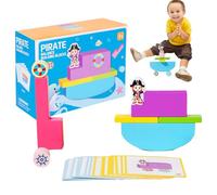 Gioco di bilanciamento | Stack Game | Giocattolo per bilanciamento dei pirati per bambini, attività di coordinamento per gli occhi per bambini, sensoriali che apprendono giocando per adulti