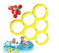 Gioco Di Biliardo Galleggiante EVA Per Sport Acquatici - Anelli Da Lancio, Set Di Giochi Di Giocattoli Da Piscina | Palline Giocattolo, Divertenti Giochi Di Sport Acquatici Galleggianti Gioco Di Gioca